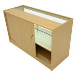 Conjunto de Balcões Comerciais com Luz LED  "CALLIOPE" LM60 + K1500 + C1500 – cor Maple