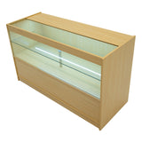Conjunto de Balcões Comerciais com Luz LED  "CALLIOPE" LM60 + K1500 + C1500 – cor Maple