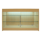 Conjunto de Balcões Comerciais com Luz LED "ARIES" CM60 + 2xK1500 + TB60 – cor Maple
