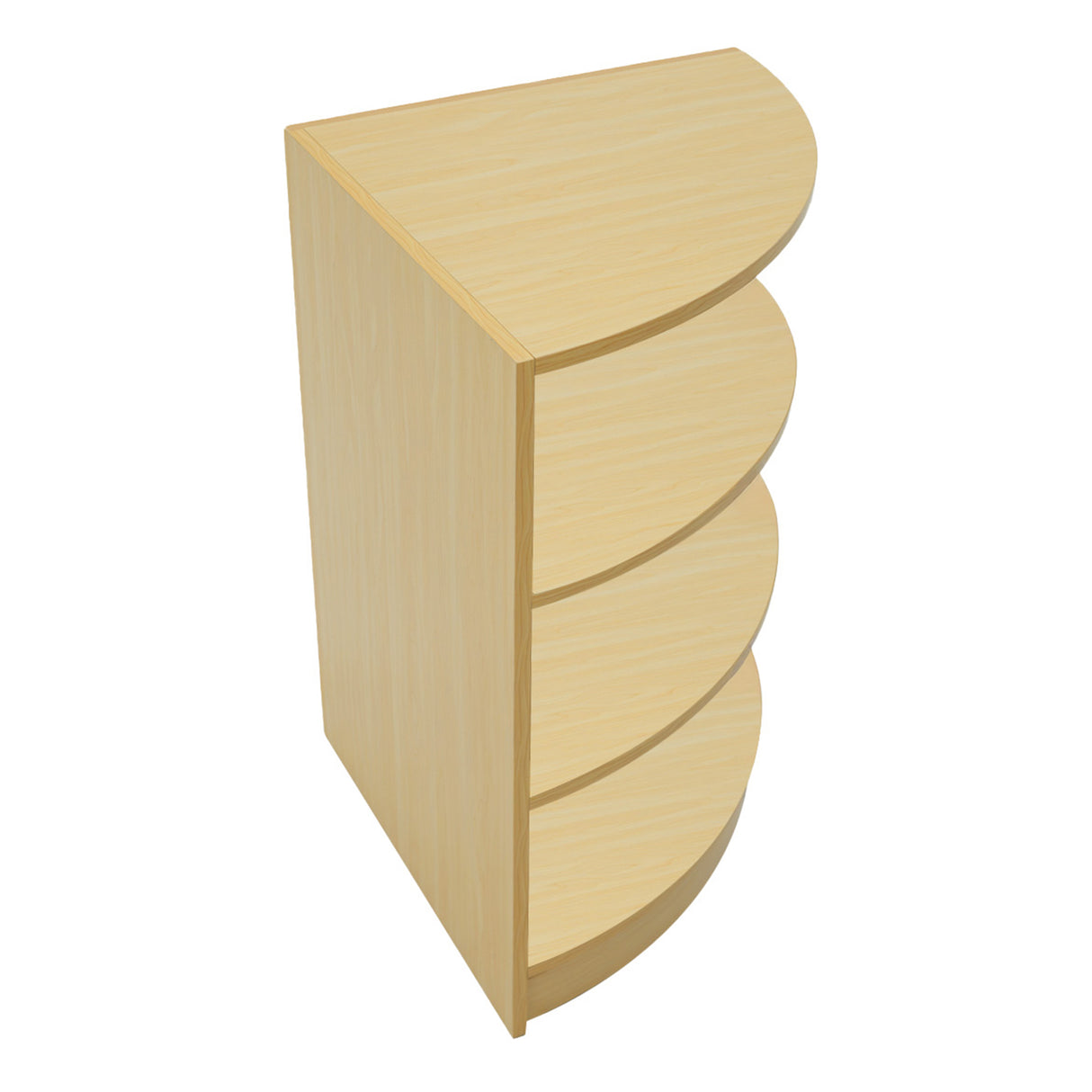 Conjunto de Balcões Comerciais com Luz LED "SAGITTARIUS " LM60 + 2xB1500 + TB60 – cor Maple