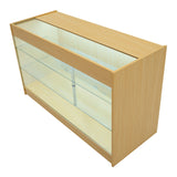 Conjunto de Balcões Comerciais com Luz LED "HYPERION" LM60 + B1500 + K1500 + TB60 – cor Maple