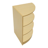 Conjunto de Balcões Comerciais com Luz LED "THEIA" LM60 + K1500 + C1500 + TB60 – cor Maple