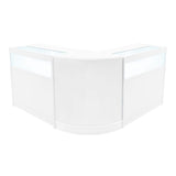 Conjunto de Balcões Comerciais com Luz LED "IRIS" CM60+ 2x B900 – cor Branco