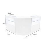 Conjunto de Balcões Comerciais com Luz LED "SELENE" CM60+ 2x C900 – cor Branco