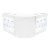 Conjunto de Balcões Comerciais com Luz LED "HELIOS" CM60+ 2x K900 – cor Branco