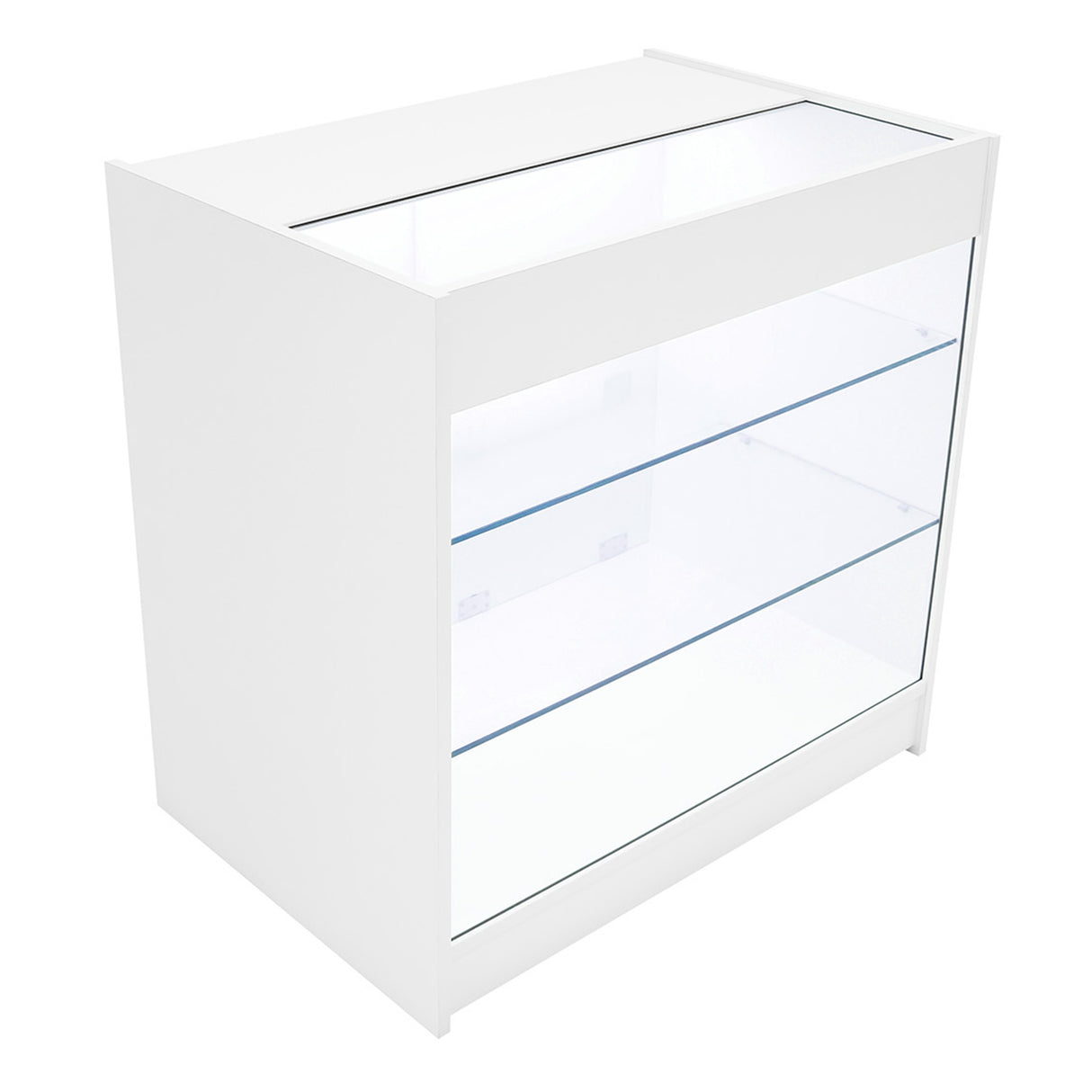 Conjunto de Balcões Comerciais com Luz LED "HELIOS" CM60+ 2x K900 – cor Branco