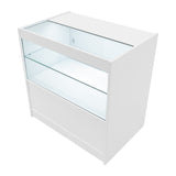 Conjunto de Balcões Comerciais com Luz LED "ADONIS" CM60 + B900 + C900 – cor Branco