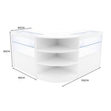 Conjunto de Balcões Comerciais com Luz LED "ANDROMEDA" LM60 +  2x C900 – cor Branco
