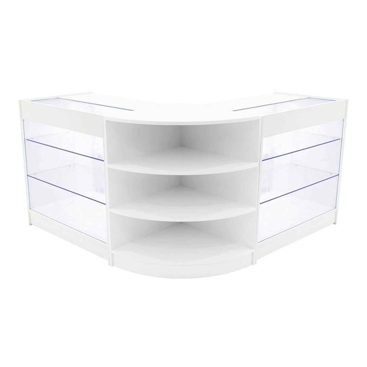 Conjunto de Balcões Comerciais com Luz LED "APOLLO" LM60+ 2x K900 – cor Branco