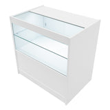 Conjunto de Balcões Comerciais com Luz LED "HARMONIA" LM60 + B900 + C900 – cor Branco