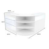 Conjunto de Balcões Comerciais com Luz LED  "DEMETER" LM60 + K900 + B900 – cor Branco
