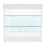 Conjunto de Balcões Comerciais com Luz LED "ARIES" CM60 + 2xK900 + TB60 – cor Branco