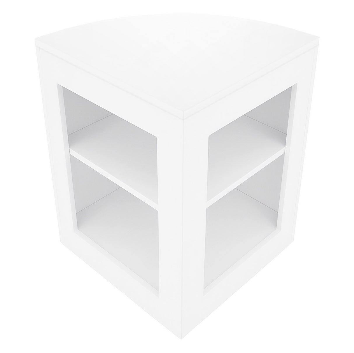 Conjunto de Balcões Comerciais com Luz LED "POLARIS" CM60 + B900 + K900 + TB60 – cor Branco