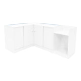 Conjunto de Balcões Comerciais com Luz LED "SAGITTARIUS " LM60 + 2xB900 + TB60 – cor Branco