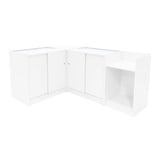 Conjunto de Balcões Comerciais com Luz LED "ASTRO" LM60 + 2xK900 + TB60 – cor Branco
