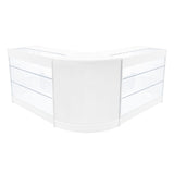Conjunto de Balcões Comerciais com Luz LED "HELIOS" CM60+ 2x K1200 – cor Branco