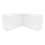 Conjunto de Balcões Comerciais com Luz LED "HELIOS" CM60+ 2x K1200 – cor Branco