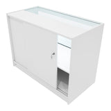 Conjunto de Balcões Comerciais com Luz LED "ANDROMEDA" LM60+ 2x C1200 – cor Branco