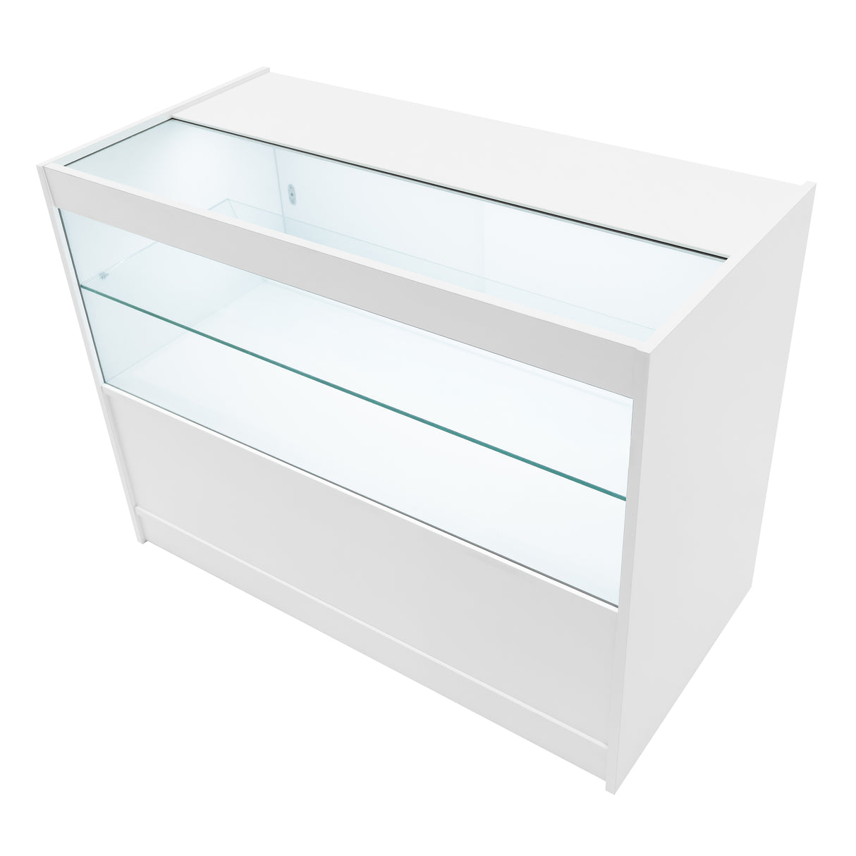 Conjunto de Balcões Comerciais com Luz LED "SELENE" CM60+ 2x C1500 – cor Branco