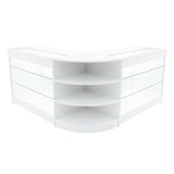 Conjunto de Balcões Comerciais com Luz LED "APOLLO" LM60+ 2x K1200 – cor Branco