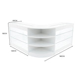 Conjunto de Balcões Comerciais com Luz LED "APOLLO" LM60+ 2x K1200 – cor Branco