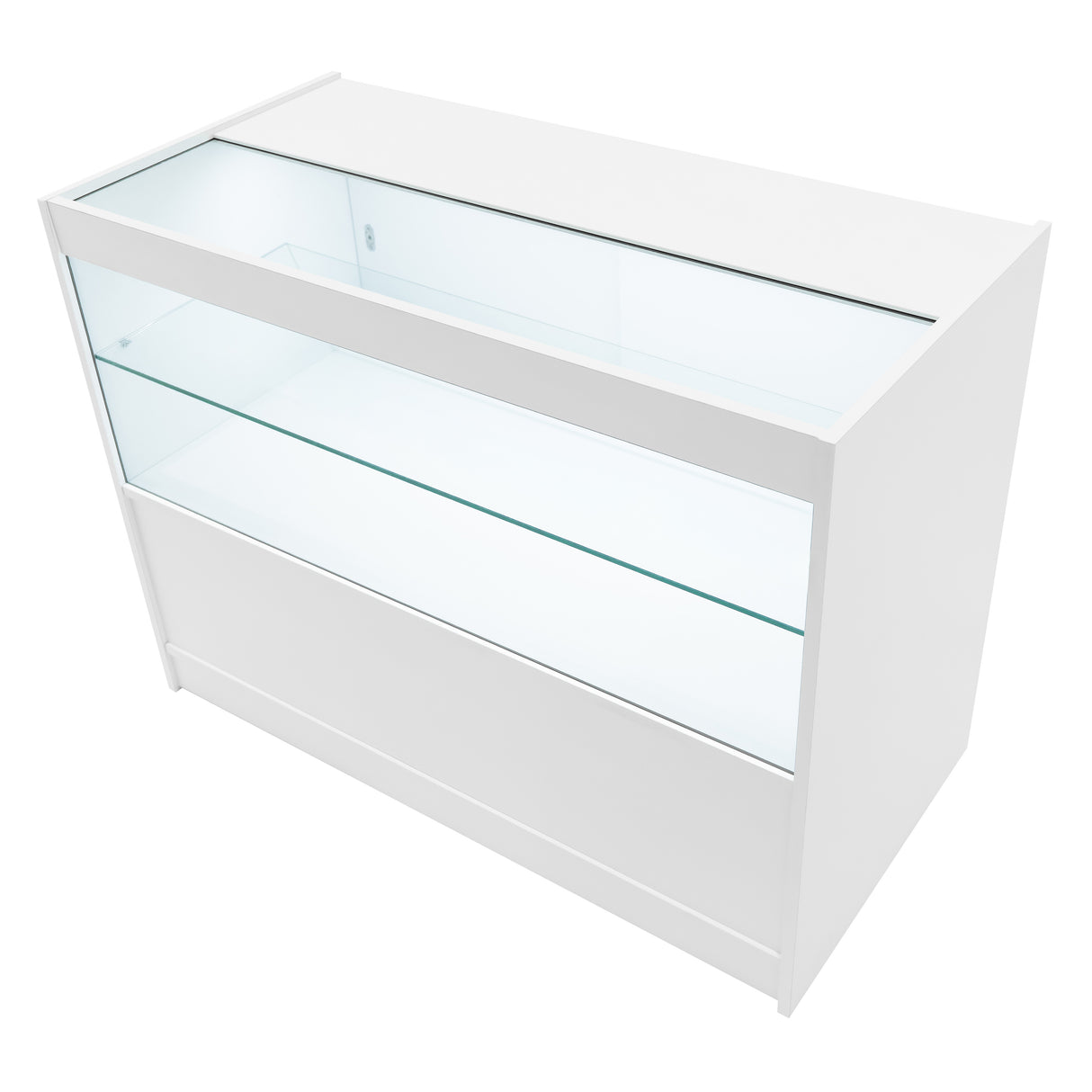 Conjunto de Balcões Comerciais com Luz LED  "CALLIOPE" LM60 + K1200 + C1200 – cor Branco