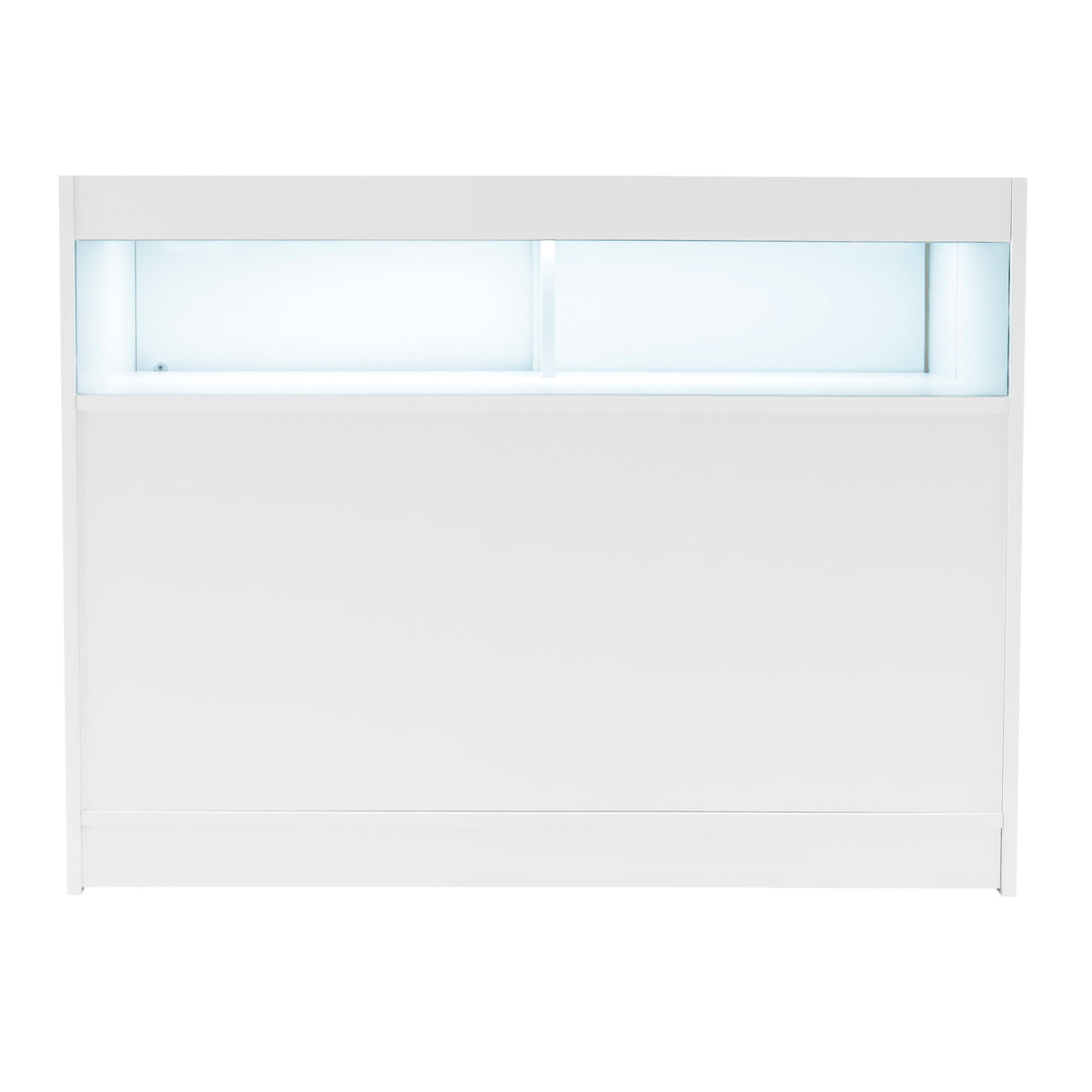Conjunto de Balcões Comerciais com Luz LED "SAGITTARIUS " LM60 + 2xB1200 + TB60 – cor Branco