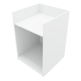 Conjunto de Balcões Comerciais com Luz LED "EUROPA" LM60 + B1200 + C1200 + TB60 – cor Branco