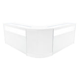Conjunto de Balcões Comerciais com Luz LED "IRIS" CM60+ 2x B1500 – cor Branco