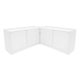 Conjunto de Balcões Comerciais com Luz LED "ADONIS" CM60 + B1500 + C1500 – cor Branco