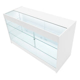 Conjunto de Balcões Comerciais com Luz LED  "TRITON" CM60 + K1500 + B1500 – cor Branco