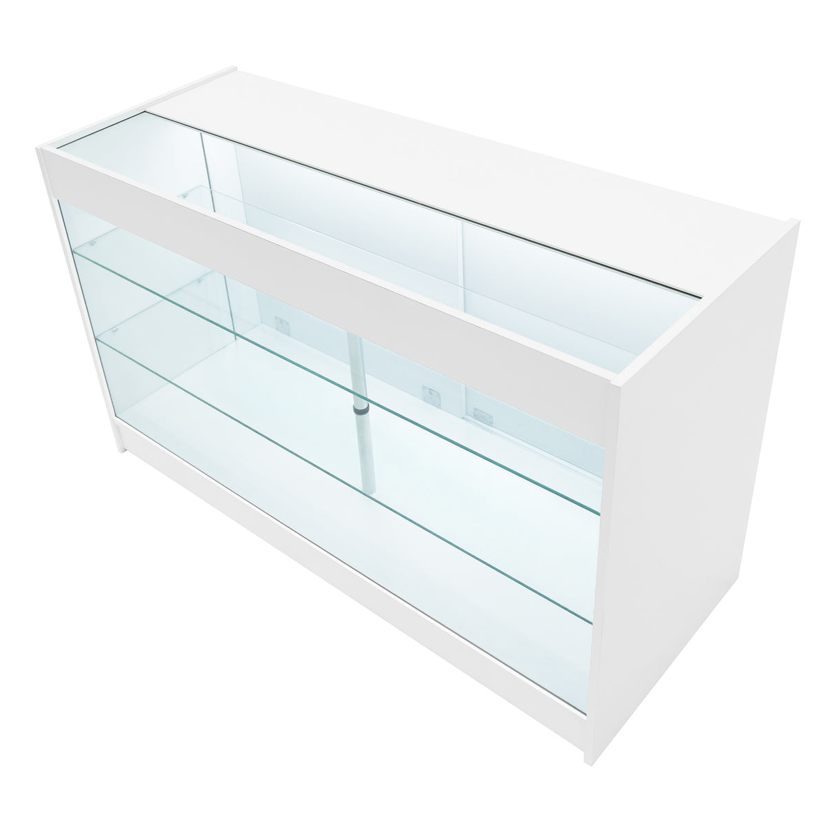 Conjunto de Balcões Comerciais com Luz LED "HERA" CM60 + K1500 + C1500 – cor Branco