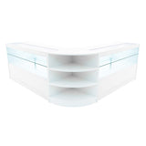Conjunto de Balcões Comerciais com Luz LED "ANDROMEDA" LM60+ 2x C1500 – cor Branco