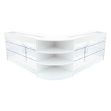 Conjunto de Balcões Comerciais com Luz LED "APOLLO" LM60+ 2x K1500 – cor Branco