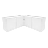 Conjunto de Balcões Comerciais com Luz LED "HARMONIA" LM60 + B1500 + C1500 – cor Branco