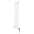 Radiador plano de coluna única, 1800 mm x 560 mm, com acabamento branco e válvulas, ideal para aquecimento eficiente e moderno