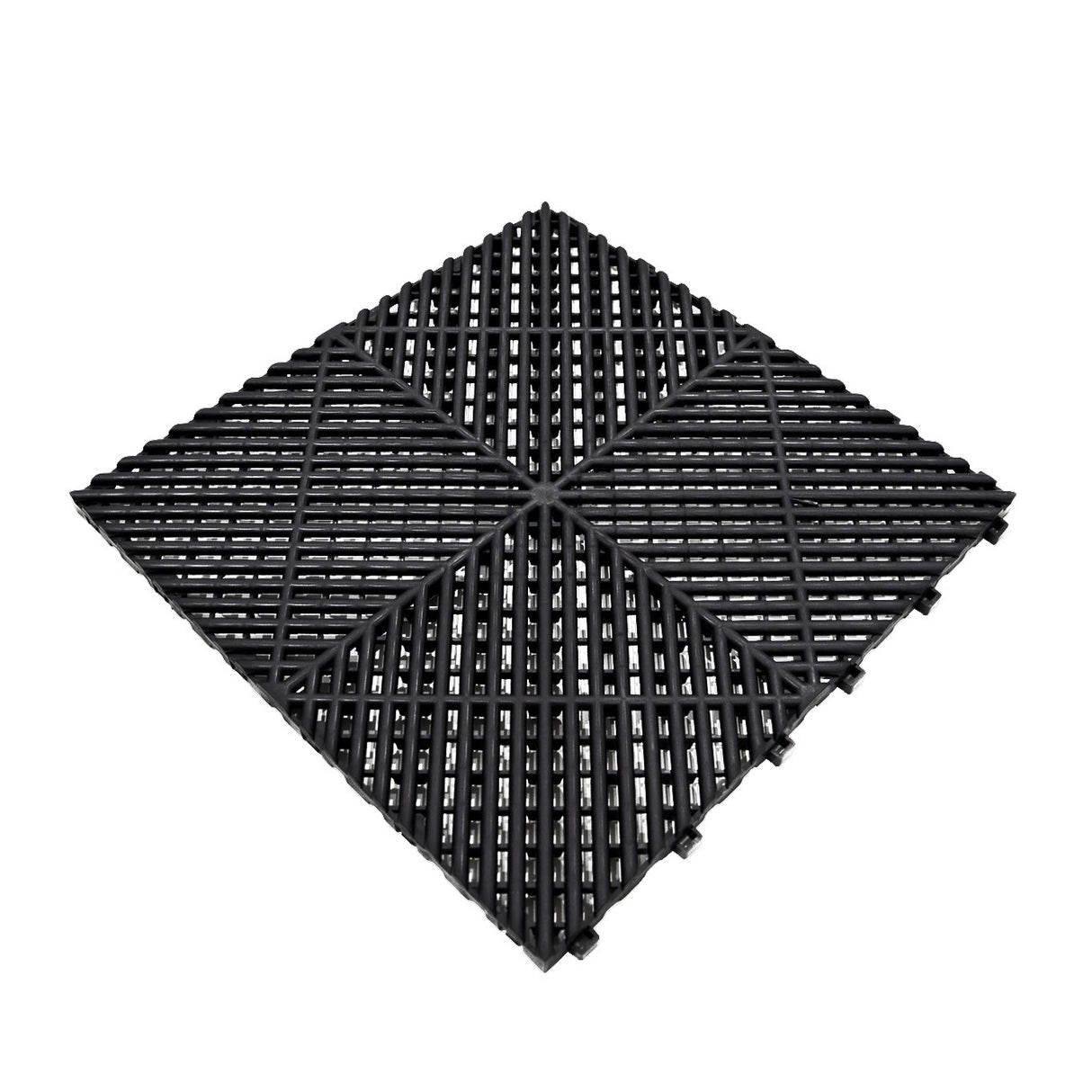 Placas de Polipropileno com Canais de Ventilação (225 un) e Bordas - Preto