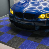 Placas de Polipropileno com Canais de Ventilação (120un) e Bordas - Preto (60un) e Azul (60un)