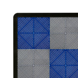 Placas de Polipropileno com Canais de Ventilação (120un) e Bordas - Cinza (60un) e Azul (60un)