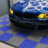 Placas de Polipropileno com Canais de Ventilação (120un) e Bordas - Cinza (60un) e Azul (60un)
