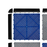 Placas de Polipropileno com Canais de Ventilação (120un) e Bordas - Cinza (60un) e Azul (60un)