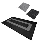 Placas de Polipropileno com Canais de Ventilação (120un) e Bordas - Preto (90un) e Cinza (30un)