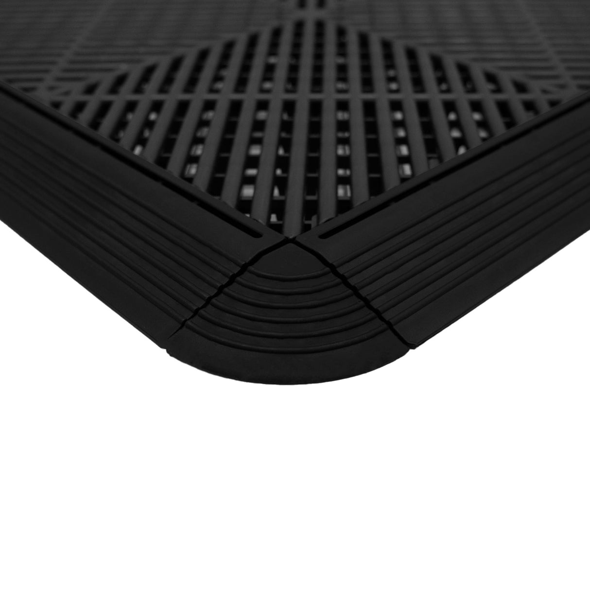 Placas de Polipropileno com Canais de Ventilação (120un) e Bordas - Preto (90un) e Cinza (30un)