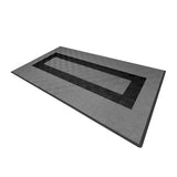 Placas de Polipropileno com Canais de Ventilação (120un) e Bordas - Cinza (90un) e Preto (30un)