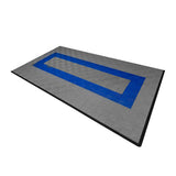 Placas de Polipropileno com Canais de Ventilação (120un) e Bordas - Cinza (90un) e Azul (30un)