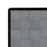 Placas de Polipropileno com Canais de Ventilação (120un) e Bordas - Cinza (90un) e Azul (30un)