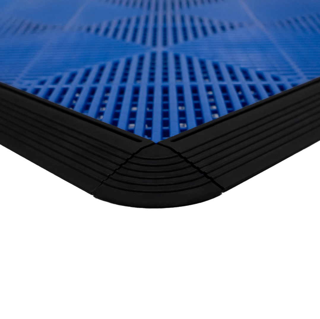 Placas de Polipropileno com Canais de Ventilação (120un) e Bordas - Azul (90un) e Preto (30un)