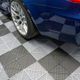 Placas de Polipropileno com Canais de Ventilação (240un) e Bordas - Preto (120un) e Cinza (120un)