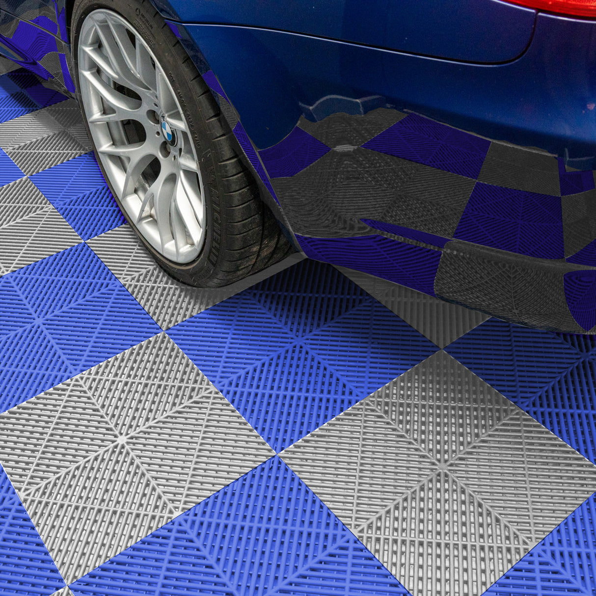 Placas de Polipropileno com Canais de Ventilação (240un) e Bordas - Cinza (120un) e Azul (120un)