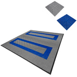 Placas de Polipropileno com Canais de Ventilação (225 un) e Bordas - Cinza (165un) y Azul (60un)